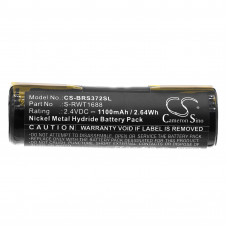 Аккумулятор для зубной щетки Braun Oral-B Sonic 3721, Type 4717, Rowenta Dentacontrol 707, 2N-600AE - CS-BRS372SL от компании Cameron Sino