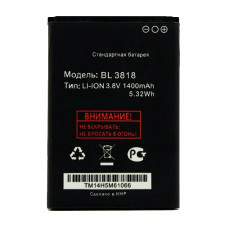 Аккумулятор Alexbattery для Fly IQ4418 Era Style 4, BL3818, 3.7 V, 1400 mAh