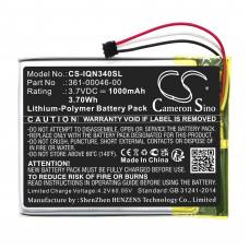 Аккумулятор для Garmin Dash Cam 20, Nuvi 3750, Garmin 361-00046-00, 361-00046-07 - CS-IQN340SL от компании Cameron Sino