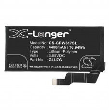 Аккумулятор Cameron Sino для Google Pixel 6a, Google GLU7G, 3.85 V, 4400 mAh CS-GPW617SL