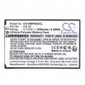 Аккумулятор для Grandstream WP822, WP825, Grandstream GS-02 - CS-GWP825CL от компании Cameron Sino