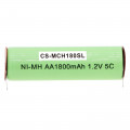 Аккумулятор для бритвы Moser 180AAH, ВНИМАНИЕ 14.30 mm диаметр см. фото 3, и многих других - CS-MCH180SL от компании Cameron Sino