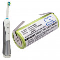 Аккумулятор для Oral-B Triumph 4000 REV.2 ревизия 2 длина 43 мм. см. фото и размеры, Oral-B 3745, 3761, 3762 - CS-OBT850SL от компании Cameron Sino