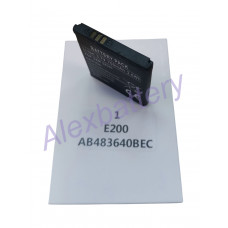 Аккумулятор для Samsung E200, SGH-E200, Samsung J150, SGH-J150, Samsung AB483640BEC