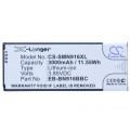 Аккумулятор EB-BN916BBC для Samsung SM-N9100 CS-SMN916XL