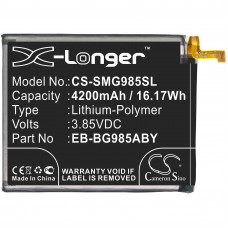 Аккумулятор для Samsung Galaxy S20 Plus, Samsung S20+, EB-BG985ABY - CS-SMG985SL от компании Cameron Sino