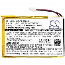Аккумулятор для книги Sony PRS-300, Sony LIS1382(S), 1-756-769-31, 9702A50844, 9924A60515 - CS-PRD300SL от компании Cameron Sino